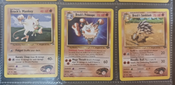 Pokemon TCG Rare Red Letter. Brock's Onix. Graveler. Sandslash. Primeape. - Image 3
