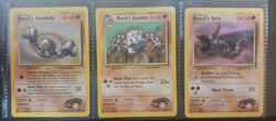 Pokemon TCG Rare Red Letter. Brock's Onix. Graveler. Sandslash. Primeape. - Image 4
