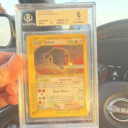 Pokemon TCG 2003 Skyridge Golem Holo Rare #148 English BGS 6 - Image 1