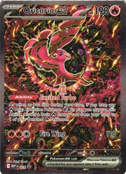 ORICORIO EX 024 HOLO PROMO ME: MEGA EVOLUTION PROMO POKEMON HOLO NEAR MINT - Image 2