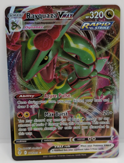 Rayquaza VMAX 111/203 SWSH07: Evolving Skies Holo NM Pokemon - Image 1