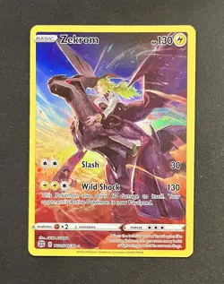 Pokemon TCG Zekrom TG05/TG30 Brilliant Stars Trainer Gallery Full Art Holo - Image 1