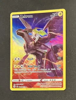 Pokemon TCG Zekrom TG05/TG30 Brilliant Stars Trainer Gallery Full Art Holo - Image 3