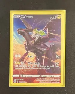 Pokemon TCG Zekrom TG05/TG30 Brilliant Stars Trainer Gallery Full Art Holo - Image 4