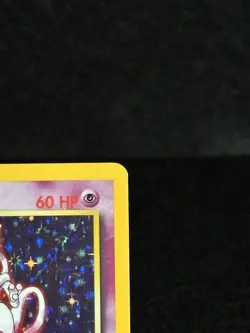 1999 Pokemon Base Set Mewtwo Holo Rare 10/102 MP Moderate Play Vintage WOTC TCG - Image 3