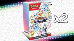 x2 Pokemon TCG Scarlet & Violet Prismatic Evolutions Booster Bundle Sealed - Image 1