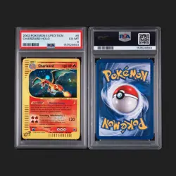 ** PSA 6 ** Pokemon TCG Charizard Holo Rare Expedition Base Set 6/165 2002 - Image 3