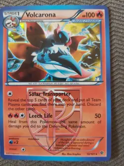 Volcarona 13/101 - B&W Plasma Blast Pokemon TCG - Rare Holo - NM - Image 1