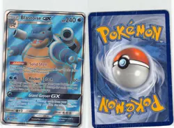Blastoise GX - SM189 Holo Promo Sun & Moon Promo Pokemon DMG (Jumbo Card) - Image 3