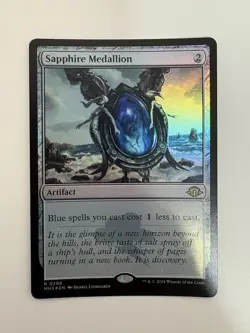 Sapphire Medallion Foil MTG Magic the Gathering Card NM Near Mint MH3 - Image 1