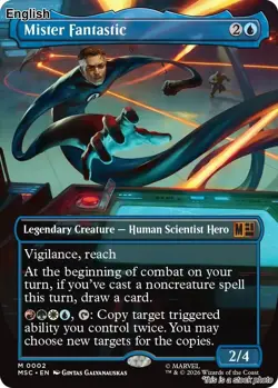 (Preorder) Mister Fantastic (Borderless) EN [MSC - 2] - NM TCG MTG - Image 1