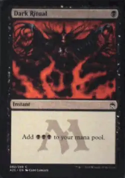Dark Ritual - Masters 25: #82, Magic: The Gathering Nm C345 - Image 1
