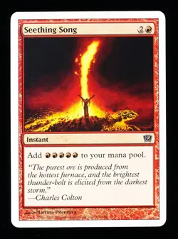 * * 1x Seething Song x1 * * 9th Edition MTG NM Near Mint or Close - Image 1