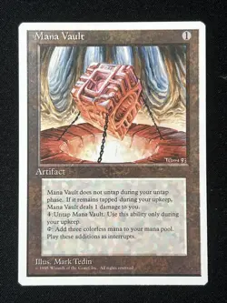 MTG - Mana Vault - 4th Edition LP Magic the Gathering - Image 1