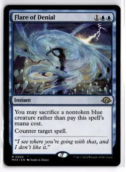 Flare of Denial 62 Rare Modern Horizons 3 Magic: The Gathering Near Mint - Image 1