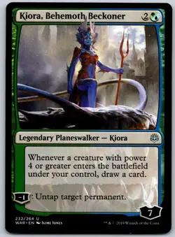 Kiora, Behemoth Beckoner U War of the Spark 232 NM - Image 1