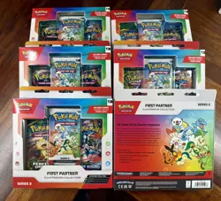 Pokemon: First Partner Illustration Collection Series 2 Box Brand New Sealed x6 - Image 2