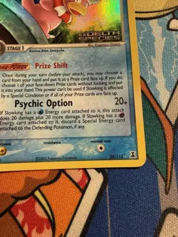 Pokemon Slowking Reverse Holo Stamped Delta Species 28/113 NM - Image 2