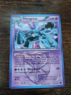 Metagross 52/116 Plasma Freeze Holo Pokemon Card - Image 1