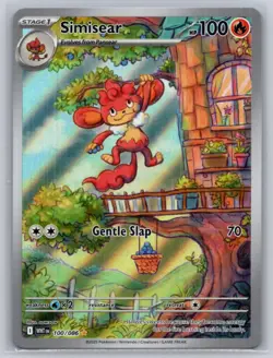 Simisear 100/086 Holo Illustration Rare White Flare Pokemon Holo Near Mint - Image 1
