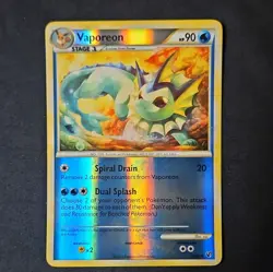 Pokemon Vaporeon 41/90 Undaunted Reverse Holo Uncommon - Image 1