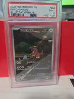PSA 9 🌟 2025 Pokemon Destined Rivals Kangaskhan 204/182 Illustration Rare - Image 1