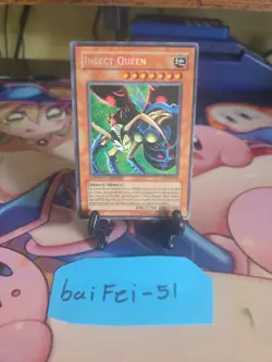 (CT1) Yugioh Insect Queen CT1-EN005 Secret Rare Limited Edition MP - Image 1