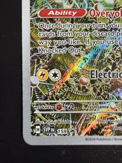 Pokemon TCG Magneton SV 159 Pokemon Center Stamped Black Star Promo Card - Image 3