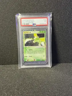 Scyther ex 102/109 Ex Ruby & Sapphire Pokemon PSA 7 Near Mint - Image 1