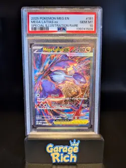Mega Latias EX 181/132 Special Illustration Rare - Mega Evo Pokemon TCG PSA 10 - Image 1