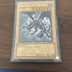 MP Yugioh Red-Eyes Black Dragon SDJ-001 Unlimited Edition Holo Rare Yu-Gi-Oh! - Image 3