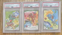 PSA 10 SEQUENTIAL Set Bulbasaur 037 Charmander 038 Squirtle 039 First Partner - Image 1