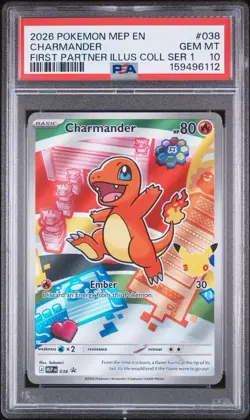 PSA 10 SEQUENTIAL Set Bulbasaur 037 Charmander 038 Squirtle 039 First Partner - Image 4