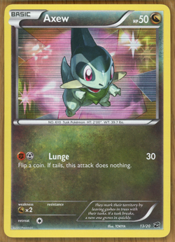 Axew - 13/20 ~ Holo ~ Dragon Vault ~ NM/Mint!! - Image 1
