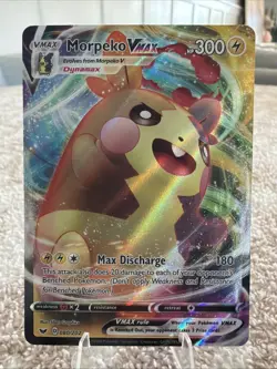 Morpeko VMAX 080/202 Sword & Shield VMAX Rare Holo Near Mint - Image 1