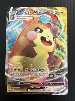 Morpeko VMAX 080/202 Sword & Shield VMAX Rare Holo Near Mint - Image 3