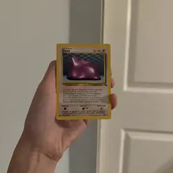 Pokemon TCG Ditto 18/62 Fossil Unlimited Non-Holo Card - Image 1