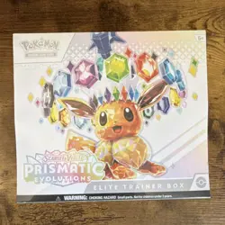 Pokemon Scarlet & Violet Prismatic Evolutions Elite Trainer Box Eevee English - Image 1
