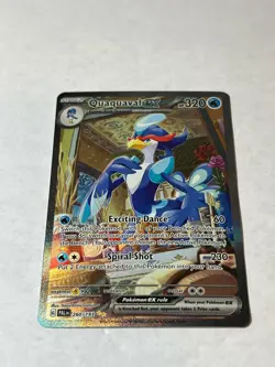 Quaquaval ex 260/193 Special Illustration Rare Paldea Evolved Pokemon Holo NM - Image 1
