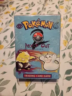1999 FACTORY SEALED POK'EMON PSYCH OUT Theme Deck - Trading Card Game - Image 1