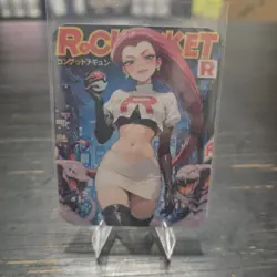 Custom DIY Jessie Team Rocket Pokemon Waifu Magazine Cover Card — PKMN Set —... - Image 1