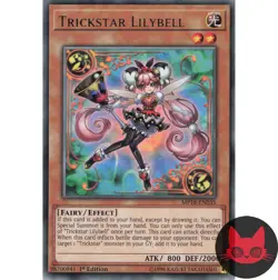 Yugioh Trickstar Lilybell MP18-EN035 Rare 1st Edition NM - Image 1