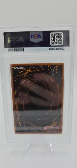 Dark Magician Girl Yu-Gi-Oh Card Secret Rare Holo Graded PSA 8 - Image 2