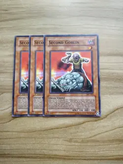 Yu-Gi-Oh! - Second Goblin 3X - Complete Playset Of Common Cards - Image 1
