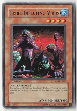 Yugioh - Tribe-Infecting Virus SD4-EN007 1st Edition - Common - Image 1