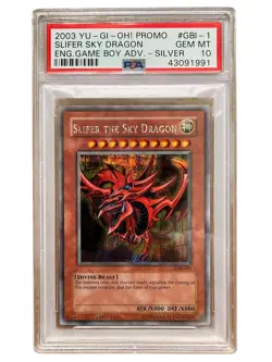 Yu-Gi-Oh! Slifer the Sky Dragon - GameBoy Adv Reshef of Destruction Promo PSA 10 - Image 1
