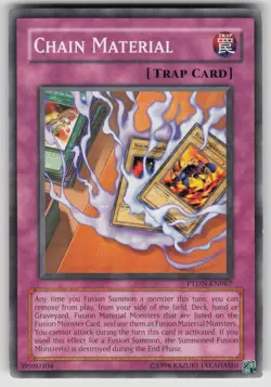 Chain Material PTDN-EN067 Phantom Darkness Yu-Gi-Oh Unlimited NM - Image 1