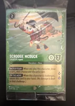 Scrooge McDuck - S.H.U.S.H. Agent 36 Disney Lorcana Promo Cards Holo Sealed - Image 1