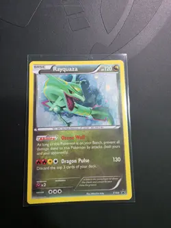 2015 Rayquaza XY64 XY Black Star Promo Holo Pokemon Card NM - Image 1