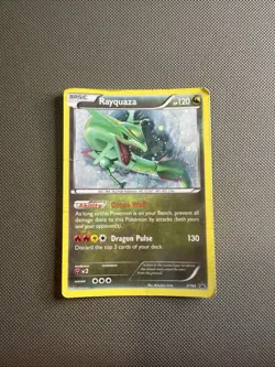 Pokemon Rayquaza XY64 - Black Star Promo, Cosmos Holo HP/DMG - Image 1